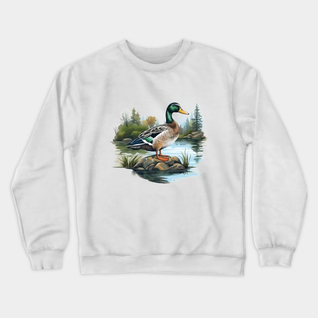 Mallard Crewneck Sweatshirt by zooleisurelife